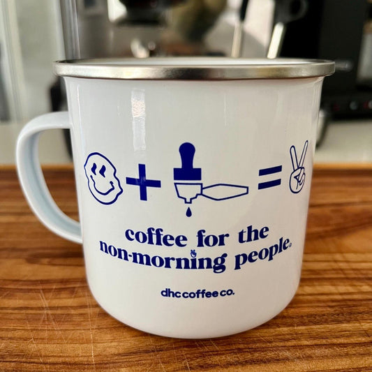 dhc coffee co. | Enamel Metal Mug - dhc coffee co.