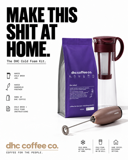 DHC Cold Foam Kit — Cold Brew. Your Rules.